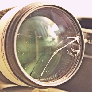 Broken Lens. Image by flikr user puuikibeach