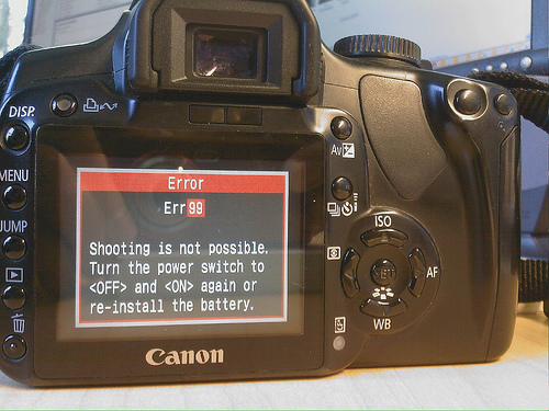 Canon Error 99